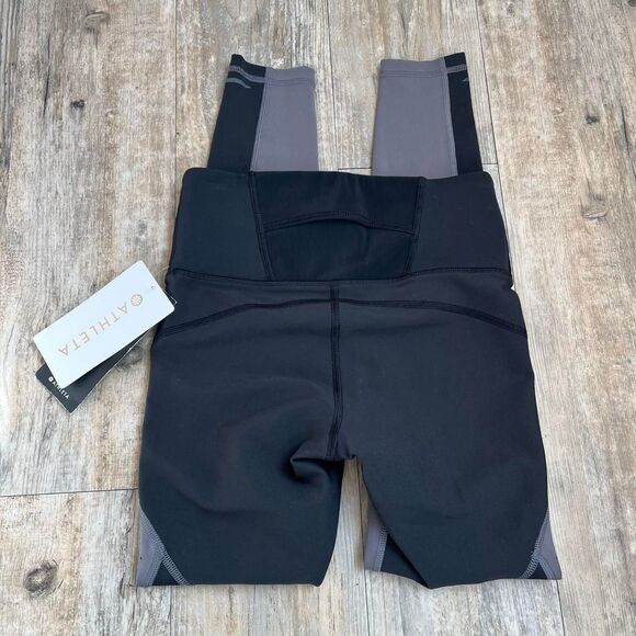 Athleta Leggings NWT Women's XXS Grey and Black - Picture 2 of 8